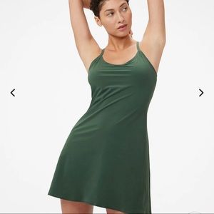 Outdoor Voices Exercise dress in evergreen